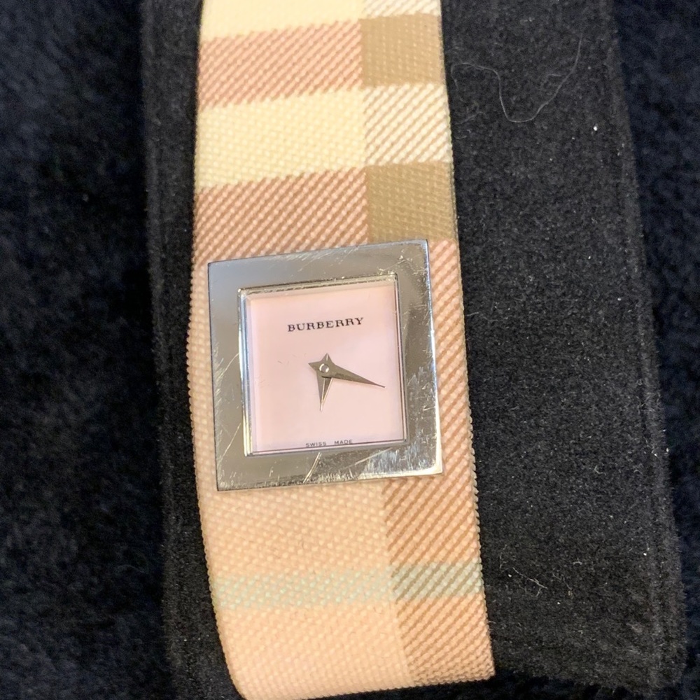 Burberry pink watch